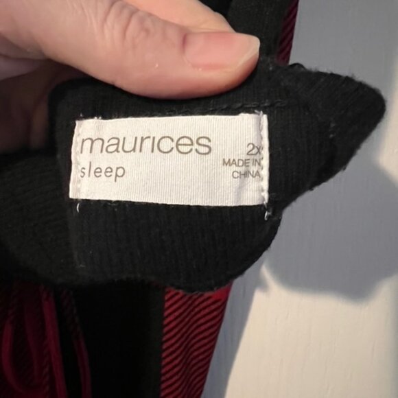 Maurices Buffalo Plaid Jogger Pajama Bottoms - Picture 2 of 2